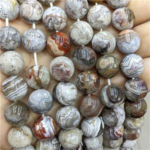 Natural Mexican Crazy Lace Agate Beads Smooth Round, approx 16mm
