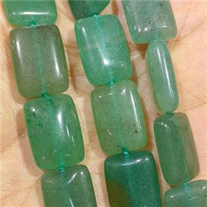 Green Aventurine Rectangle Beads, approx 13-18mm