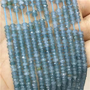 Dye Jade Beads Faceted Rondelle, approx 2x4mm