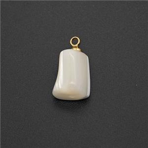 MOP Shell Pendant, approx 7-9mm