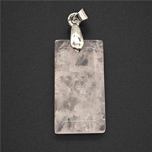 Gemstone Pendant, Gold Plated, approx 13-25mm