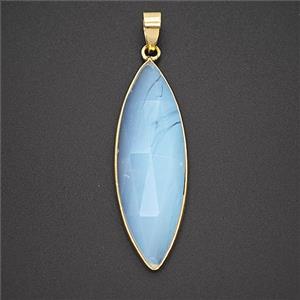 Gemstone Pendant, Platinum Plated, approx 13-40mm