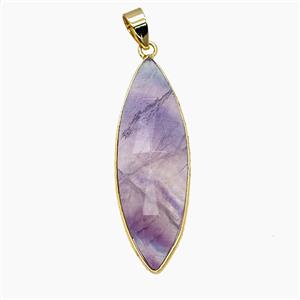 Gemstone Pendant, Platinum Plated, approx 13-40mm