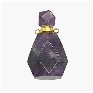 Gemstone Pendant, Platinum Plated, approx 20-35mm