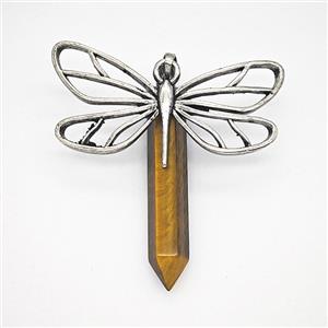 Gemstone Pendant, Antique Silver Plated, approx 6-34mm, 20-40mm