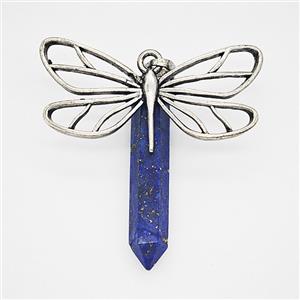 Gemstone Pendant, Antique Silver Plated, approx 6-34mm, 20-40mm