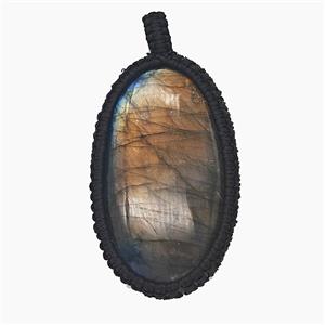 Gemstone Pendant, Pltinum Plated, approx 25-45mm