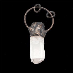 Gemstone Earring, Red Copper Plated, approx 10-60mm