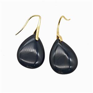 Gemstone Earring, gold Plated, approx 18-25mm