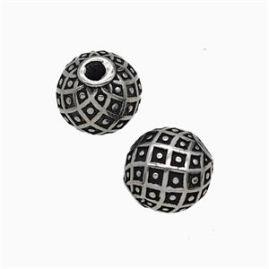 Stainless Steel Bead, approx 9mm