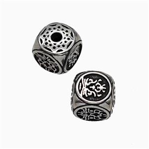 Stainless Steel Bead, approx 8-9mm