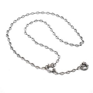Raw Stainless Steel Necklace Chain, approx 4.5-6mm, 55cm length