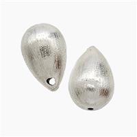 Copper Teardrop Pendant Brushed Platinum Plated, approx 16-25mm