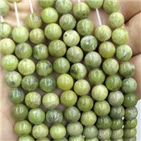 Green Peridot Beads Smooth Round C-Grade, approx 8mm