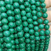 Natural Green Malachite Beads Smooth Round, approx 8mm