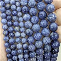 Natural Blue Sapphire Beads Smooth Round, approx 8mm