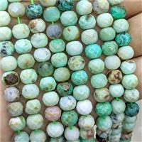 Natural Australian Chrysoprase Beads Faceted Rondelle, approx 8mm