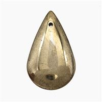 Hematite Teardrop Pendant, approx 18-30mm