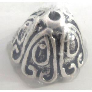 Tibetan Silver Bead-Cap Non-Nickel, caps