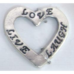 Tibetan Silver heart ring, Lead free and nickel Free