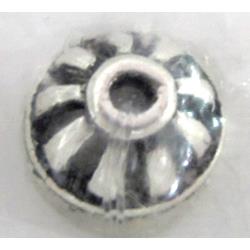 Tibetan Silver Bead-Cap, Non-Nickel