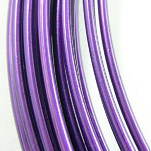 purple Aluminium flexible craft wire for necklace bacelet