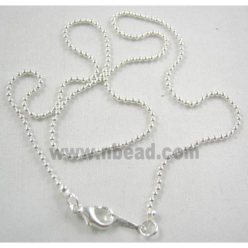 Silver Plated Copper Chains-Necklace