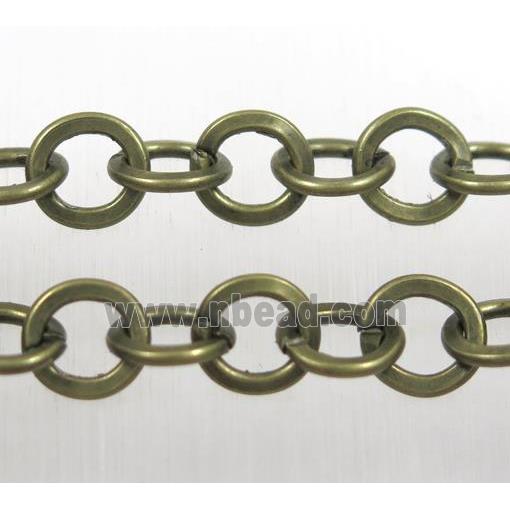 iron chain, Antique bronze
