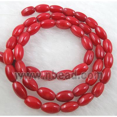 dyed Coral Beads, rice
