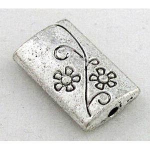 tibetan silver rectangle beads, Non-Nickel