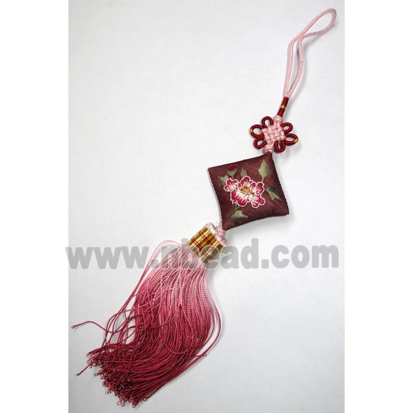 handmade Embroidery silk jewelry