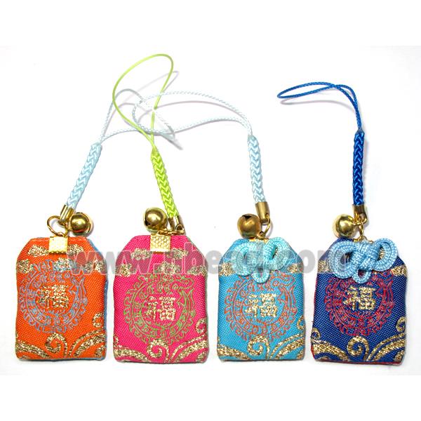 handmade Embroidery silk jewelry, Luck bags