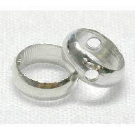 Ring Bead, copper, platinum plated