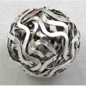 Aquite Silver Filigree Bead Jewelry Balls