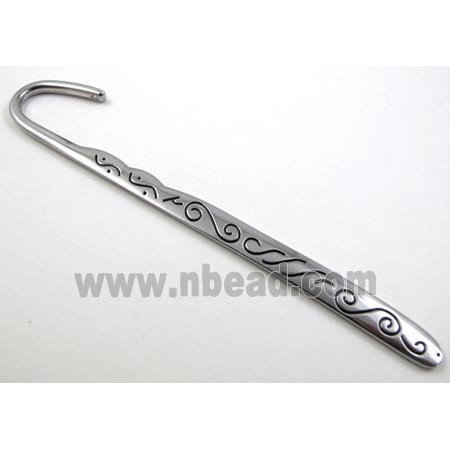 Bookmark, Platinum Plated Alloy Findings