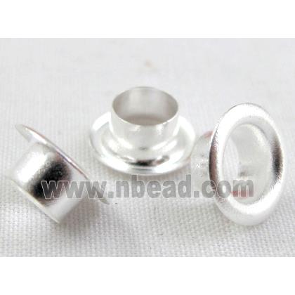 Silver plated copper core beads