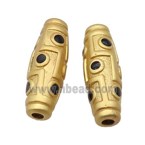 Copper Rice Beads Duck Gold Eye