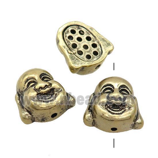 Tibetan Style Buddha Beads Zinc Antique Gold