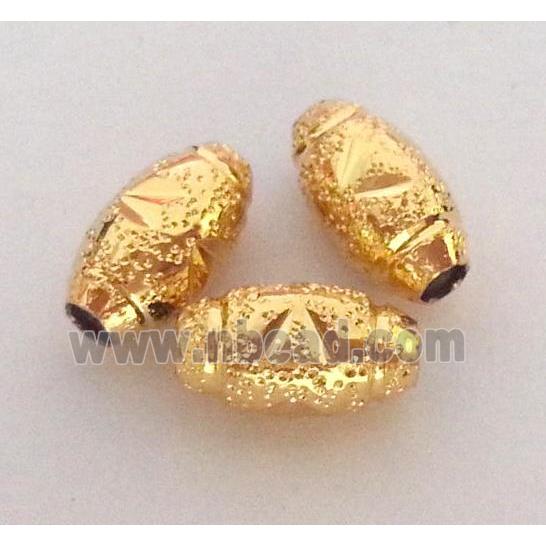 colorfast copper bead, gold plated