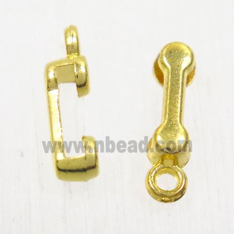 alloy phone pendant, gold plated