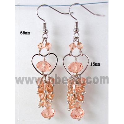 Fashion jewelry Earrings,Chinese Glass Crystal Beads