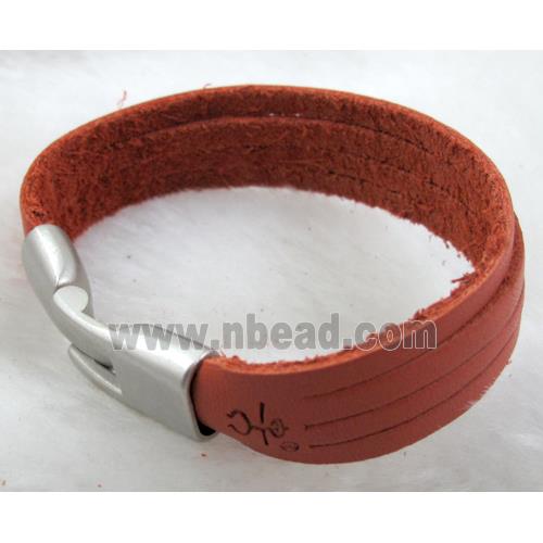 Genuine Leather Bracelet, mixed