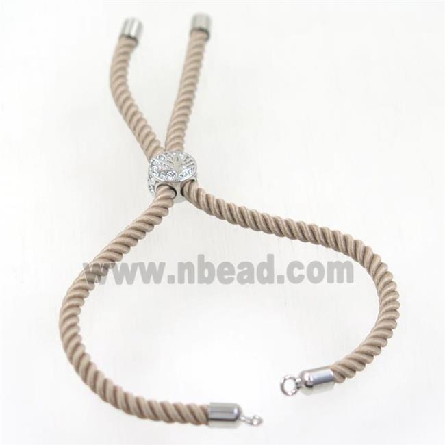 nylon cord bracelet chain