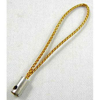 Gold String hanger with ends tube
