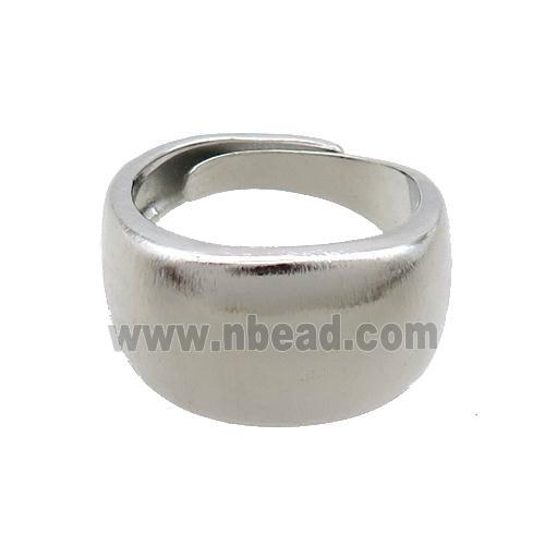Copper Ring Adjustable Platinum Plated