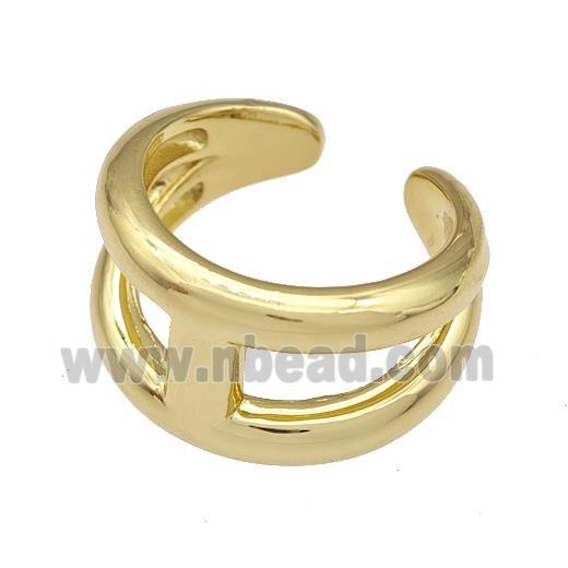 Copper Rings Gold Plated