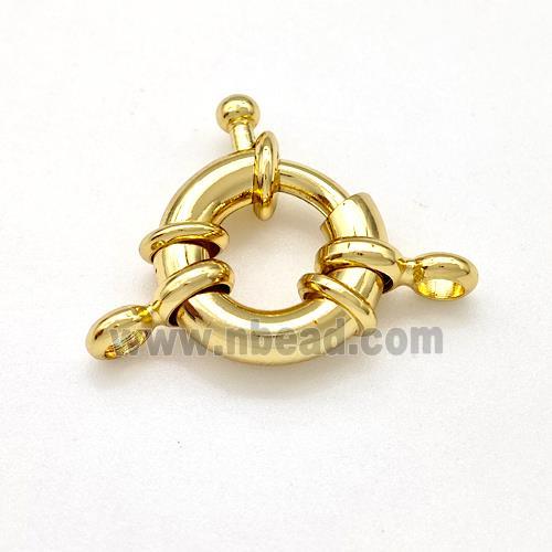 Copper Clasp Buoy Gold Plated