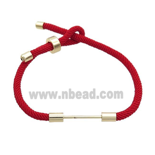 Red Nylon Bracelet Chain