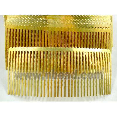 Golden Color Copper Hair Comb