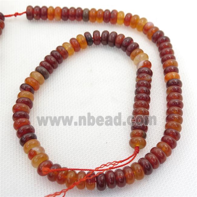 fancy Agate rondelle beads